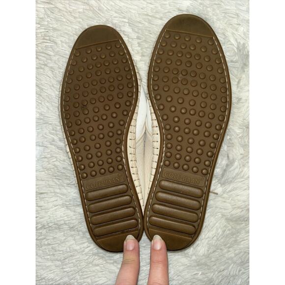 NWOB Cole Haan Soft Leather Lace Up Flats Size 7.5 AA - Picture 8 of 9